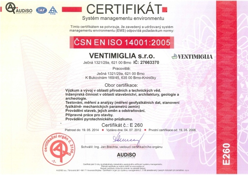 ČSN EN ISO 14001:2005