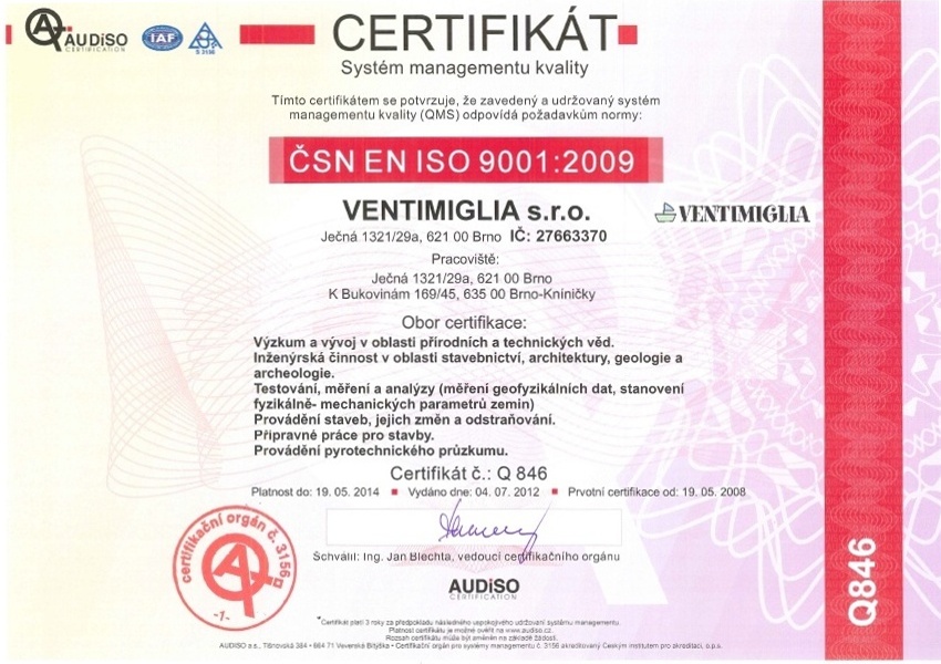 ČSN EN ISO 9001:2009