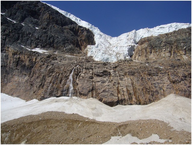 Angel Glacier - ledovcový splaz